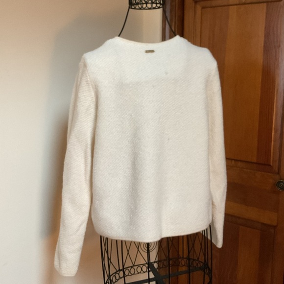 Barbour Celeste Cardigan, Cream, US4/UK8 - Picture 4 of 11